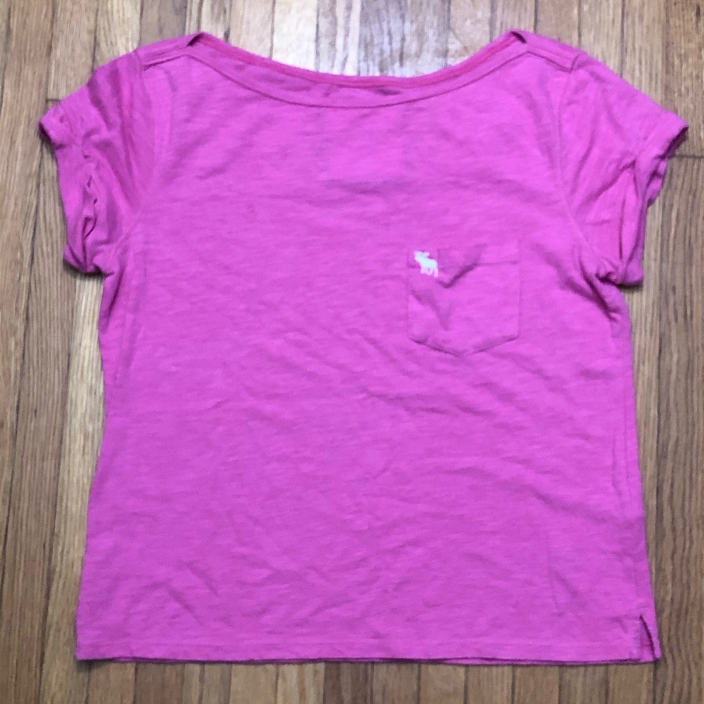 Cute Short Sleeve all pink Abercrombie T Shirt💕